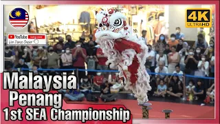 Malaysia Penang - 1st Southeast Asian Lion Dance Championship Acrobatic Category