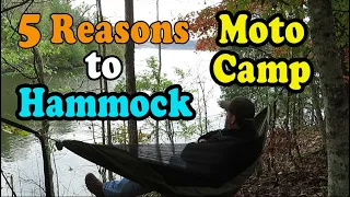 5 Reasons to Try a Hammock Moto Camping | Moto Camping Adventures