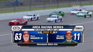 ARCA Racing Series 2018. Michigan International Speedway. Full Race