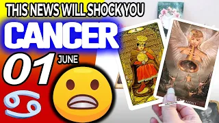 Cancer ♋⚠️ THIS NEWS WILL SHOCK YOU ⚠️ horoscope for today JUNE 1 2024 ♋ #cancer tarot JUNE 1 2024