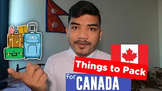 Packing for Canada | Things to bring as international student