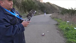 CrabZilla Daly City CA drone cliff erosion Jan 1, 2019