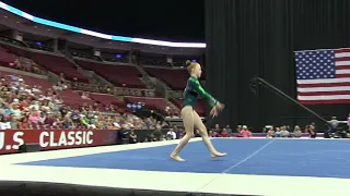 Lyden Saltness - Floor Exercise - 2018 GK U.S. Classic - Junior Competition