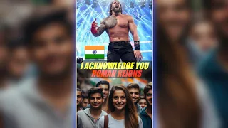 WWE Indian Fans Acknowledge Roman Reigns In Different Levels #Shorts #viralshorts #romanreigns