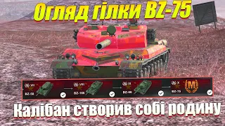 ОГЛЯД ГІЛКИ КИТАЙСЬКИХ ВАЖКИХ ТАНКІВ BZ-75 WOT BLITZ