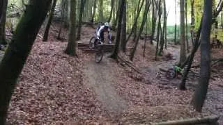 Longleat downhill Mountain Biking autumn edit.