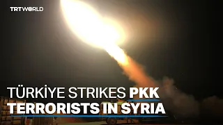 Turkish military strikes PKK/YPG terror group in Syria's north