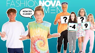 My Crush REACTS to My Fashion Nova Men Outfits **FUNNY** | ft Lauren Godwin & Sebastian Bails