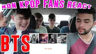 NON KPOP FANS REACT TO BTS VOCAL LINE ( THE TRUTH UNTOLD, HOUSE OF CARDS, LOST) | Car ride edition