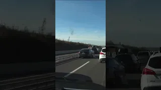 German roads #3 autobahn accident