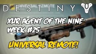 Destiny - Xur, Agent of the Nine Week #25! Universal Remote Exotic Shotgun!
