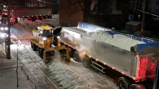 Larue 7460 - Detroit Diesel 12V71 Sound - Montreal Snow Removal 2024