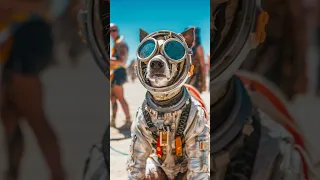 Space dogs of #burningman #aiart #astronaut #funnydogs