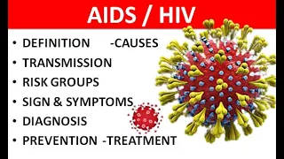 AIDS / HIV: symptoms, causes, transmission and treatment of AIDS in Hindi/Urdu - Medical Lectures