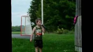 4 year old boy sings Ring of Fire by Johnny Cash