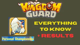 Kingdom Guard. Personal Championship + My Results