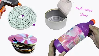 4 EASY RECYCLING IDEAS TO MAKE WHEN YOU'RE BORED! Best Reuse Idea!