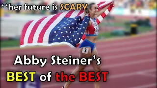 Top 8 Abby Steiner Sprint Finishes | Evolution of Abby Steiner's Running