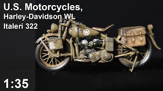 U.S. Motorcycles Harley-Davidson WL / WLA Italeri 1:35 #322