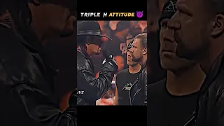 Triple h 🔥😈😱 // Undertaker 🔥 face to face || v Shawn Michael :🥶🥵 // omg x king #Attitude #shorts