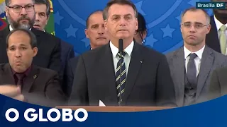 A íntegra do discurso em que Bolsonaro rebate Moro