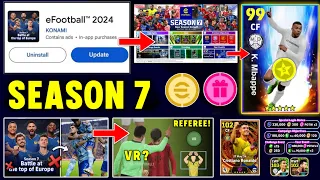 Season 7 Is Not Coming 😭 New Update Release Date, Free Coins, New Rewards | eFootball 2024