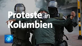 Proteste gegen Polizeigewalt: Tausende Menschen gehen in Kolumbien auf die Straße