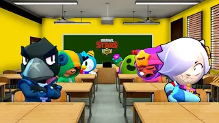 die BRAWL STARS SCHULE! 😲 Alle Brawler im Unterricht! 😂