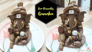 Eco-Friendly Ganpati making|How to make Ganesh murti at Home with Soil|Mitti ke Ganpati|Ganesh Idol