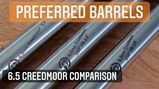 Best 6.5 Creedmoor Chamber! Prefit Barrel Comparison