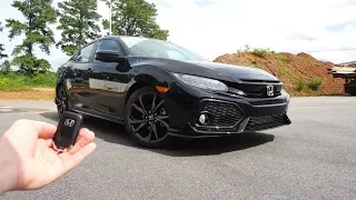 2018 Honda Civic Hatchback Sport Touring: Start Up, Walkaround, Test Drive and Review