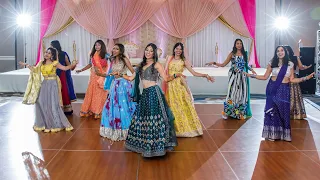 Bride Sangeet Bollywood Dance Performance | Arushi weds Akshay | Yeh Ladka Hai Allah | Pallo Latke