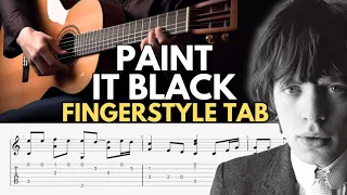 Paint It Black Fingerstyle Tab - The Rolling Stones