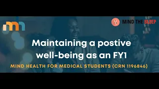 FY1 Survival Tips 2023: Well-being