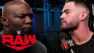 Austin Theory's comments draw the ire of Shelton Benjamin: Raw Exclusive, Nov. 7, 2022