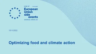 Optimizing food and climate action