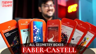 Best Faber Castell Geometry box in India |All Boxes -Mega Comparison 🔥🔥