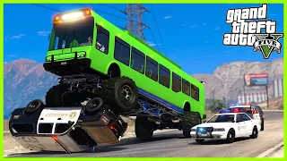 POSTAVIL JSEM ŠÍLENÝ AUTOBUS, KTERÝ POLICIE NENÁVIDÍ! (GTA 5 Módy)