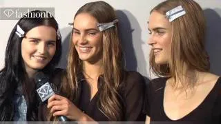 Models Backstage Interview @ Designer Alberta Ferretti Milan Fashion Week | FashionTV(Spring 2012)