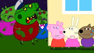 Zombie Apocalypse, Daddy Pig Turns Into ZOMBIE At Laboratory 🧟‍♀️ | Peppa Pig Funny Animation