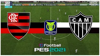 Flamengo x Atlético-MG 15/10/2022 Campeonato Brasileiro | EFootball 2023