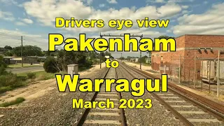 Drivers eye view, Pakenham to Warragul