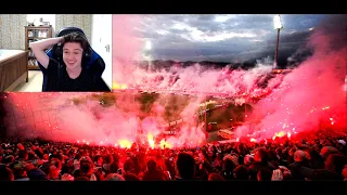 CANADIAN REACTS TO GREEK FOOTBALL ULTRAS *BEST FANS IN THE WORLD*