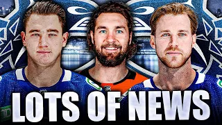 LOTS OF CANUCKS NEWS: CONTRACT UPDATES W/ ZADOROV & LINDHOLM + SPORTSNET RESPONDS TO LUKE GAZDIC