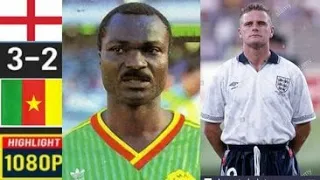 England 3 x 2 Cameroon (Gascoigne, Roger Milla)  ●1990 World Cup Extended Highlights HD 1080