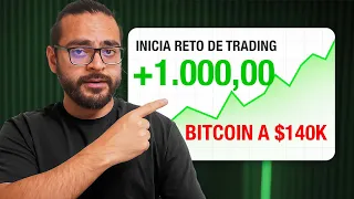 SEÑAL DE COMPRA EN BITCOIN: INICIO DE RETO DE $1,000 DOLARES!!! LETS GO!