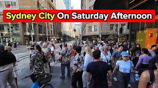 SYDNEY CITY : Busy Day On Saturday Afternoon - Australia