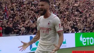 Sassuolo-Milan 0-3 - Doppietta di OLIVIER GIROUD - Radiocronaca di Francesco Repice (22/5/2022)