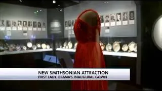 First Lady inaugural gown on display at NMAH