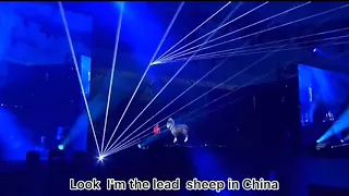 羊 sheep / Lay 张艺兴 mirrored lyric pinyin